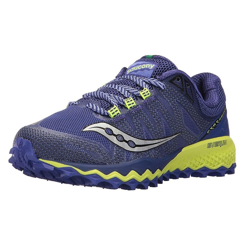 Saucony Women’s Peregrine 7, Blue Citron Size 9.5